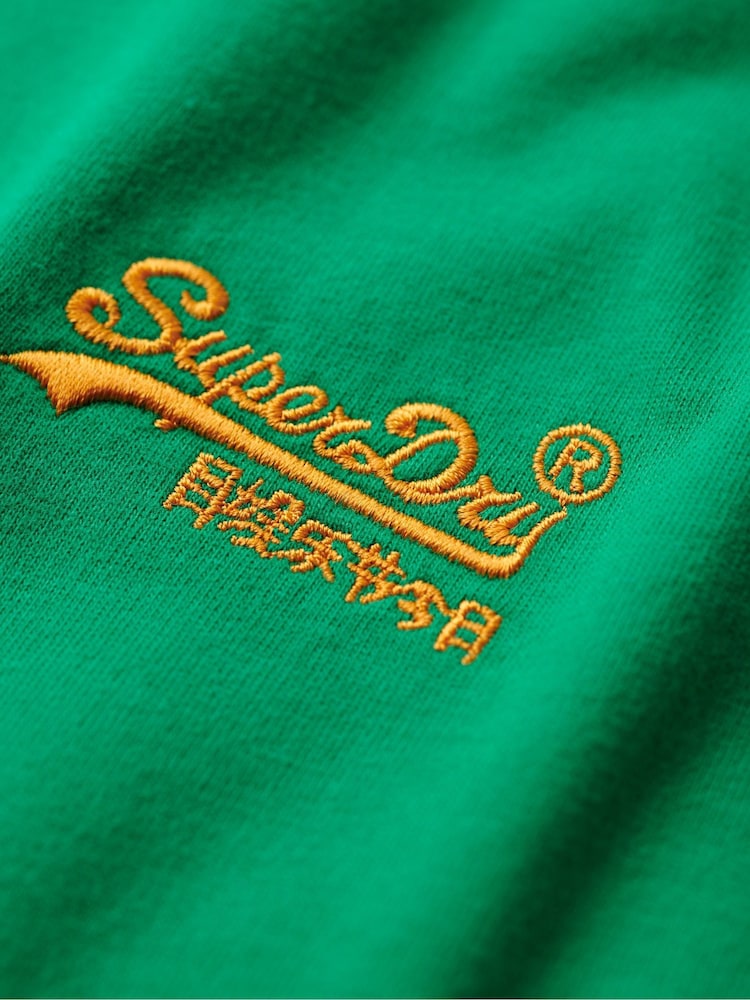 Superdry Dark reen Vintage Logo T-Shirt - Image 6 of 6