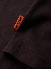 Superdry Brown Essential Logo Retro T-Shirt - Image 5 of 6
