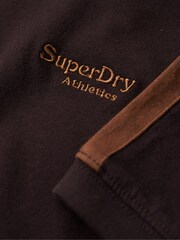 Superdry Brown Essential Logo Retro T-Shirt - Image 6 of 6