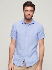 Superdry Blue Studios Casual Short Sleeved Shirt - Image 1 of 6