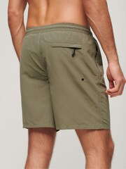 Superdry Green Sport Graphic 17 Inch Recycled Swim Shorts - Image 2 of 5