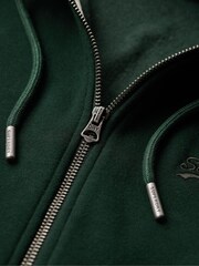 Superdry Forest Green Essential Logo Zip-Up Hoodie - Image 11 of 12