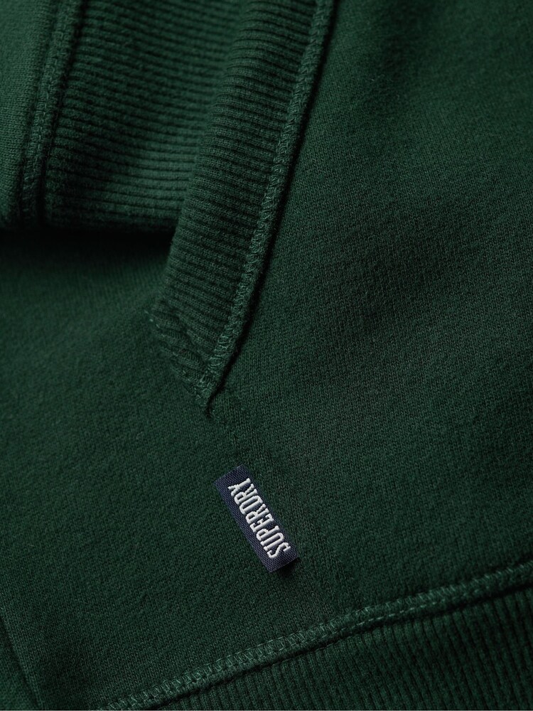Superdry Forest Green Essential Logo Zip-Up Hoodie - Image 12 of 12 Superdry Forest Green Essential Logo Zip-Up Hoodie - Image 12 of 12
