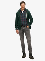 Superdry Forest Green Essential Logo Zip-Up Hoodie - Image 8 of 12