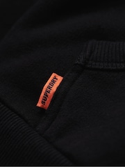 Superdry Black Essential Logo Zip Hoodie - Image 5 of 6