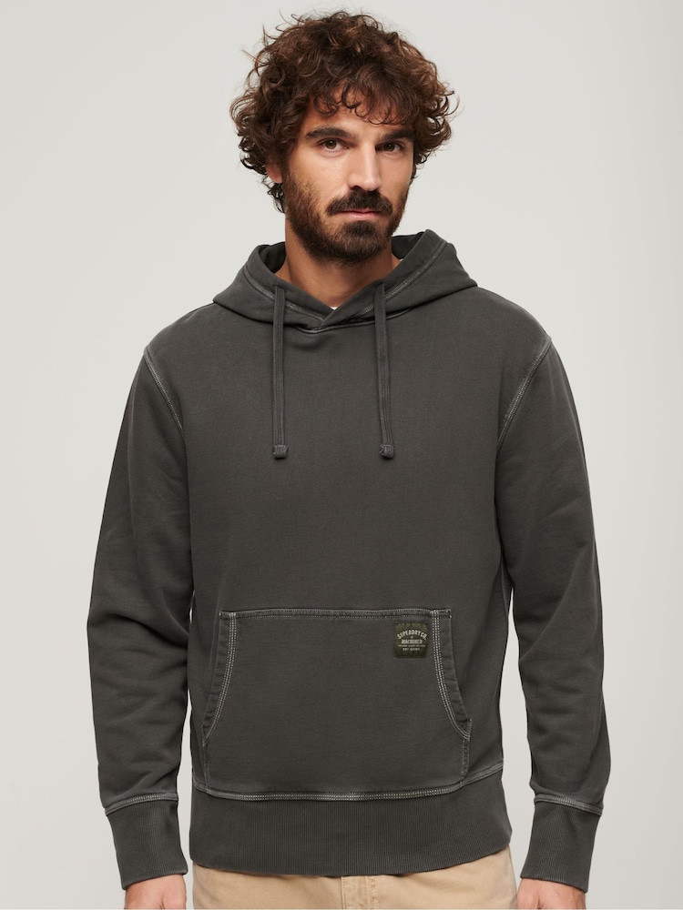 Superdry 100% Baumwolle Relaxed Hoodie mit Kontraststich - Bild 1 von 4
