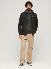 Superdry 100% Baumwolle Relaxed Hoodie mit Kontraststich - Bild 3 von 4