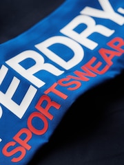 Superdry Blue Sportswear Logo 19'' Board Shorts - Image 3 of 3