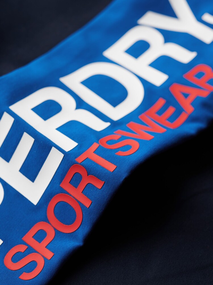 Superdry Blue Sportswear Logo 19'' Board Shorts - Image 3 of 3