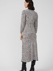 Great Plains Multi Heart Floral Ecovero Midi Dress - Image 2 of 5