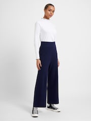 Great Plains Blue Winter Comfort Knit Trousers - Image 2 of 4