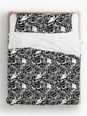 Copenhagen Home Black Death Doodle Duvet Cover & Pillowcase Set - Image 3 of 3