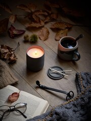Aery Black Indian Sandalwood 280g Ceramic Candle - Image 3 of 4
