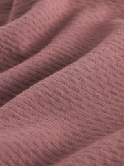 Pink Short Sleeve Textured Polo Shirt - Image 7 of 9