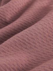 Pink Short Sleeve Textured Polo Shirt - Image 9 of 9