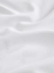 White Check 100% Cotton Short Sleeve Smart Collar Polo Shirt - Image 7 of 7