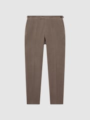Reiss Mushroom Wall Slim Fit Moleskin Adjuster Trousers - Image 2 of 6