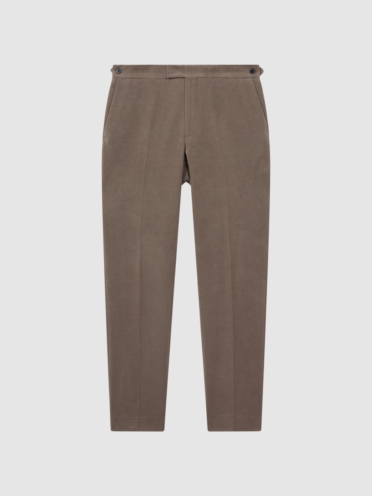 Reiss Mushroom Wall Slim Fit Moleskin Adjuster Trousers - Image 2 of 6
