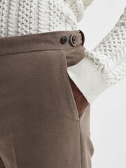 Reiss Mushroom Wall Slim Fit Moleskin Adjuster Trousers - Image 4 of 6