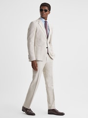 Reiss Stone Grove Slim Fit Moleskin Adjuster Trousers - Image 3 of 7
