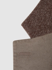 приталенный однобортный блейзер Reiss Moleskin - Изображение 8 из 8