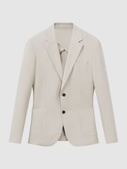 Reiss Stone Grove Slim Fit Single Breasted Moleskin Blazer - Image 2 of 9