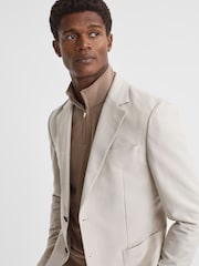 Reiss Stone Grove Slim Fit Single Breasted Moleskin Blazer - Image 7 of 9