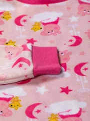 Brand Threads Pink Peppa Pig Girls Fleece Pyjamas Set - Image 3 of 4