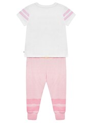 Brand Threads Pink Disney Princces Girls Pyjama Set - Image 5 of 5