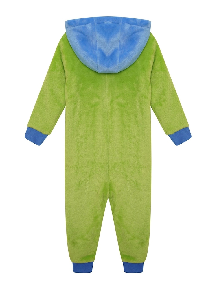 Brand Threads Blue George Pig Boys Fleece All-In-One - Image 2 of 4