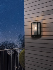 Eglo Black Alamonte Steel Outdoor Wall Light - Image 1 of 3