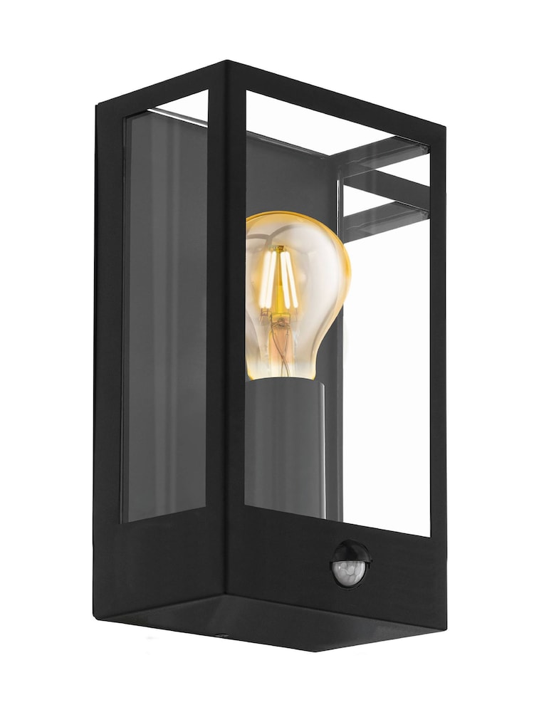 Eglo Black Alamonte Steel Outdoor Wall Light - Image 2 of 3