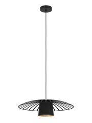 Eglo Black/Gold Felixkirk Single Pendant Ceiling Light - Image 3 of 4