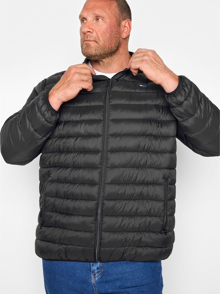 BadRhino Big & Tall Black Water Resistant Puffer Coats - Image 2 of 4