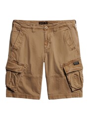 Marrón - Superdry Core Cargo Relaxed Fit Shorts - Imagen 7 de 9