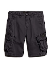 Negro - Superdry Core Cargo Relaxed Fit Shorts - Imagen 5 de 7