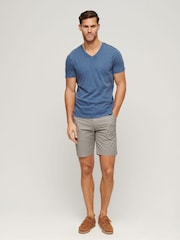 Superdry Grey Stretch Chinos Shorts - Image 2 of 7