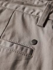 Superdry Grey Stretch Chinos Shorts - Image 6 of 7