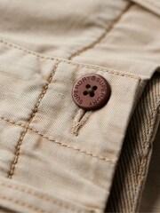 Superdry Cream Vintage International Slim Fit Chino Shorts - Image 6 of 7