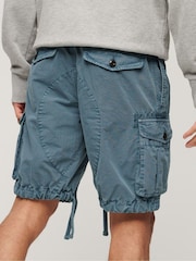 Superdry Grey 100% Cotton Parachute Light Shorts - Image 2 of 6