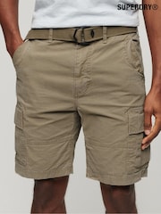 Cromo marrom - Shorts Superdry Heavy Cargos 100% algodão - Imagem 12 de 21