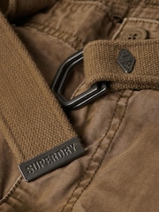 Bruin - Superdry Heavy Cargo 100% katoenen shorts - Afbeelding 8 van 8