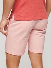 Superdry Pink Stretch Chinos Shorts - Image 3 of 7