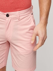 Superdry Pink Stretch Chinos Shorts - Image 4 of 7