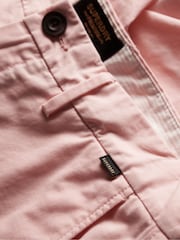 Superdry Pink Stretch Chinos Shorts - Image 6 of 7