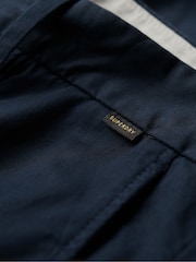 Superdry Blue Stretch Chinos Shorts - Image 7 of 7