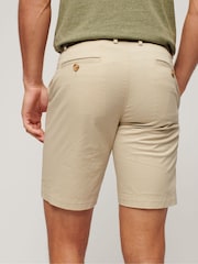 Superdry Brown Stretch Chinos Shorts - Image 2 of 5