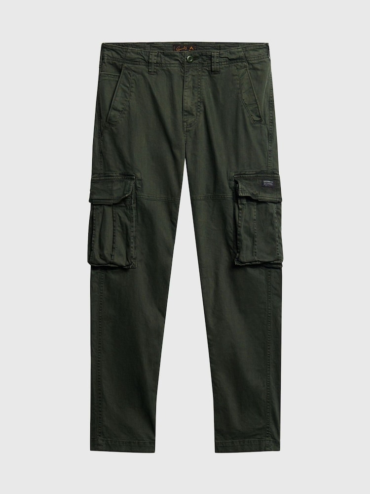 Оливково-зеленые - Брюки карго Superdry Core - Image 1 of 7