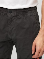 Superdry Black Slim Para 100% Cotton Cargo Trousers - Image 3 of 5
