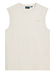 Superdry White 100% Cotton Essential Logo Tank - Image 1 of 6